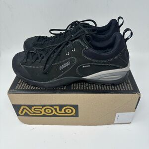 ASOLO Shiver GV Gore Tex Blac Waterproof Hiking Shoes Men's 11MM